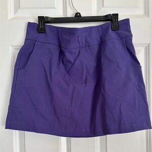 Purple A-Line Mini Skirt